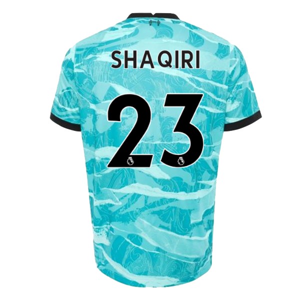 Maillot Football Liverpool NO.23 Shaqiri Exterieur 2020-21 Bleu